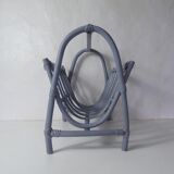 Rattan magazine holder
