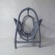 Rattan magazine holder