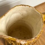 Decorative water decanter in painted ceramic