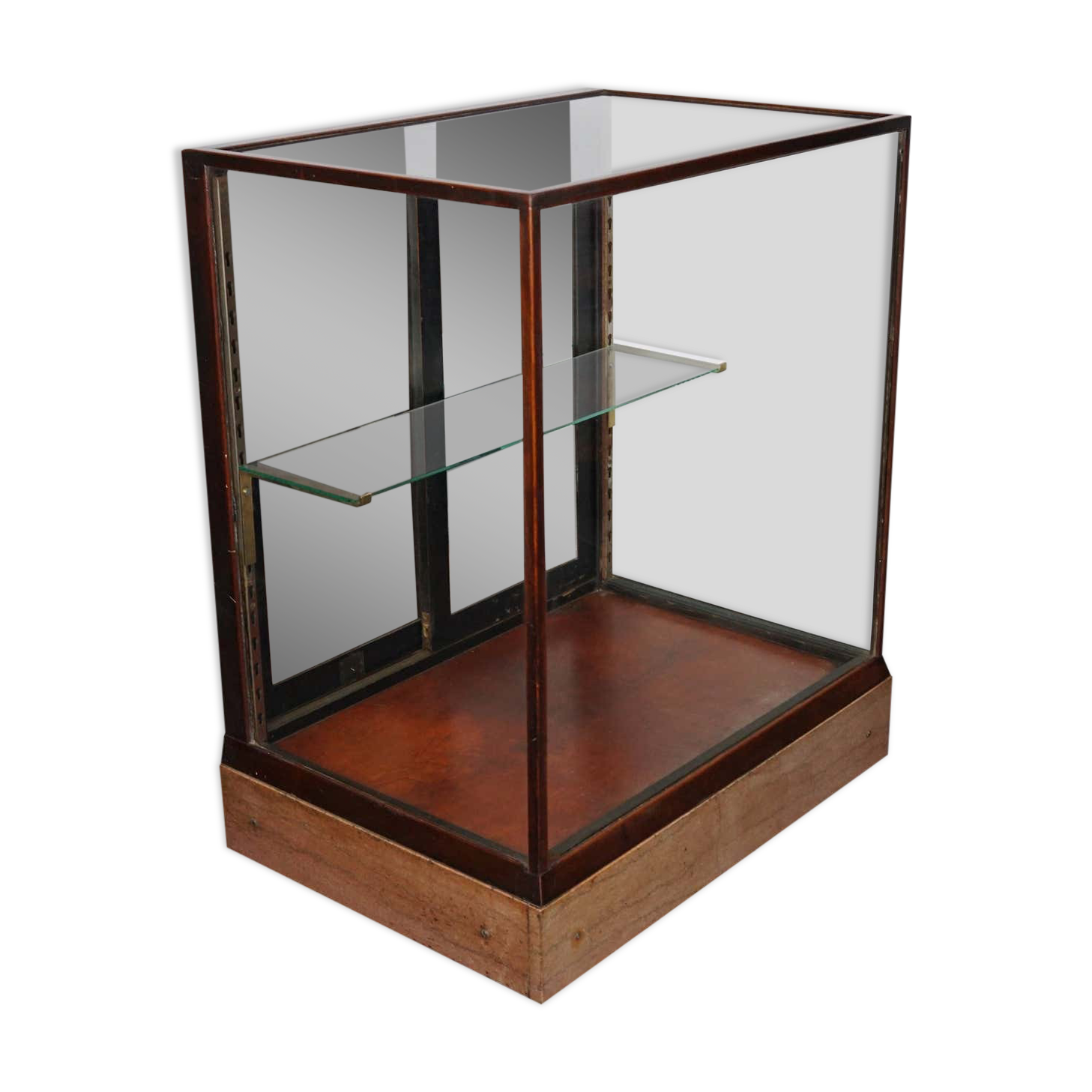 Mahogany counter window late nineteenth century