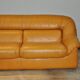 Vintage lederen bank