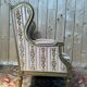 Fauteuil - Bergère à oreilles style Louis XVI "JANSEN"