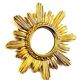 Wenz golden wood sun mirror, Germany, 1960s