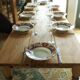 Elegant and refined 230 X 73 solid oak farmhouse table.