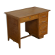 Bureau en chêne des années 50 60