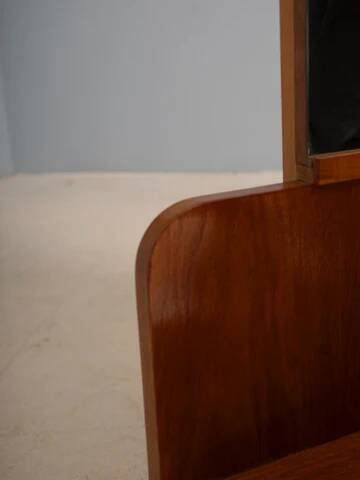 Functionalist hall stand with mirror, Czechoslovakia, 1930s