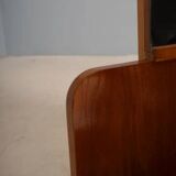 Functionalist hall stand with mirror, Czechoslovakia, 1930s