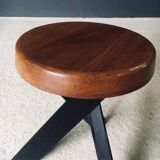 Modernist S31 Stool by Pierre Chapo, France, 1970s