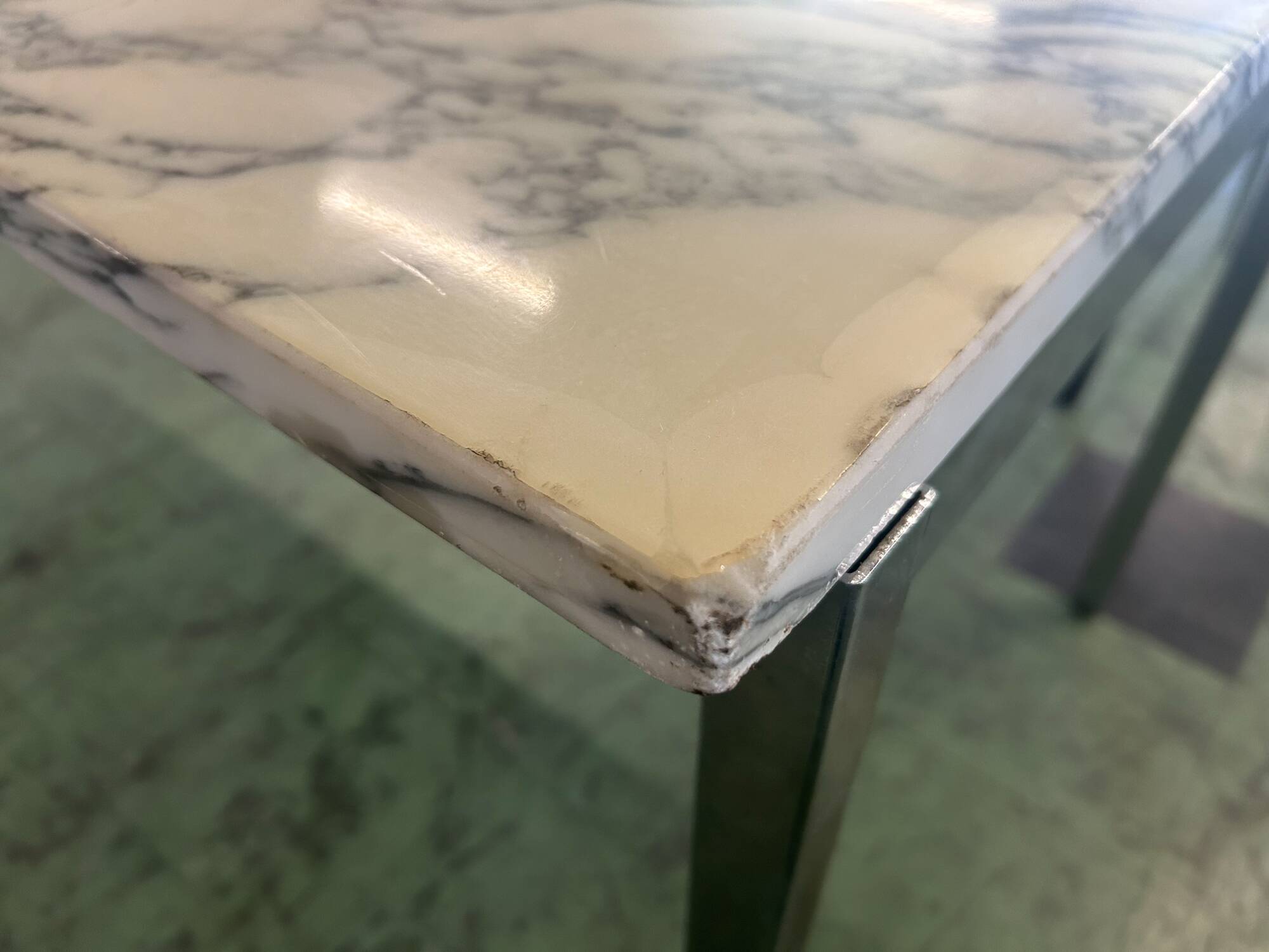 Marble and metal table by Florence Knoll 1960