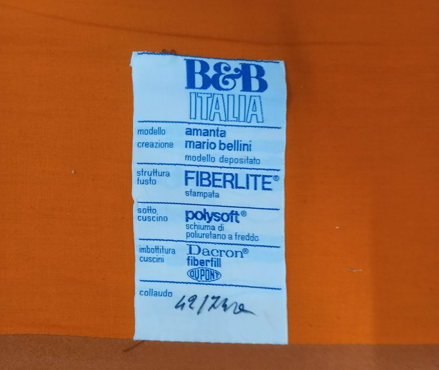 Armchair Amanta by Mario Bellini