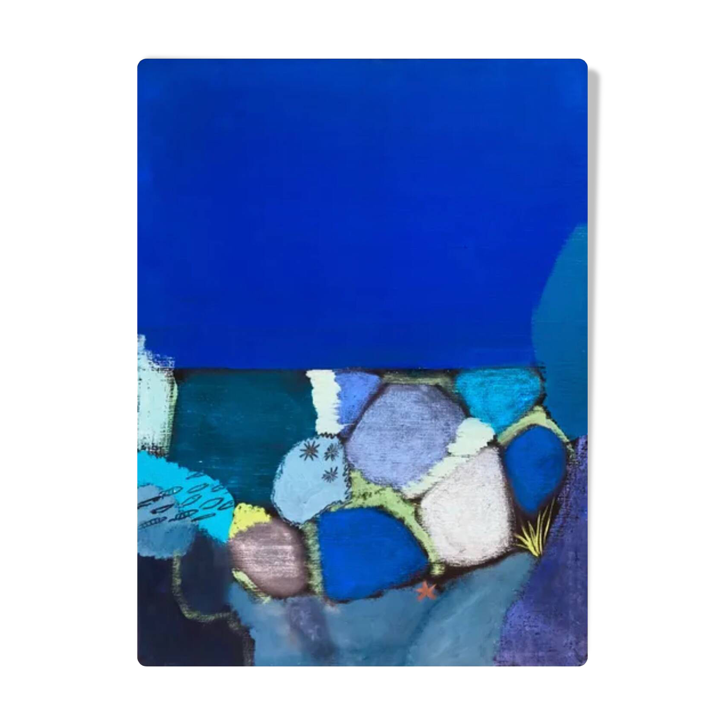 Figurative Blue Table