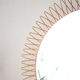 Italian bright / heated sun mirror in brass from the 50s