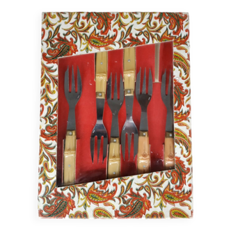 Box of 6 dessert forks