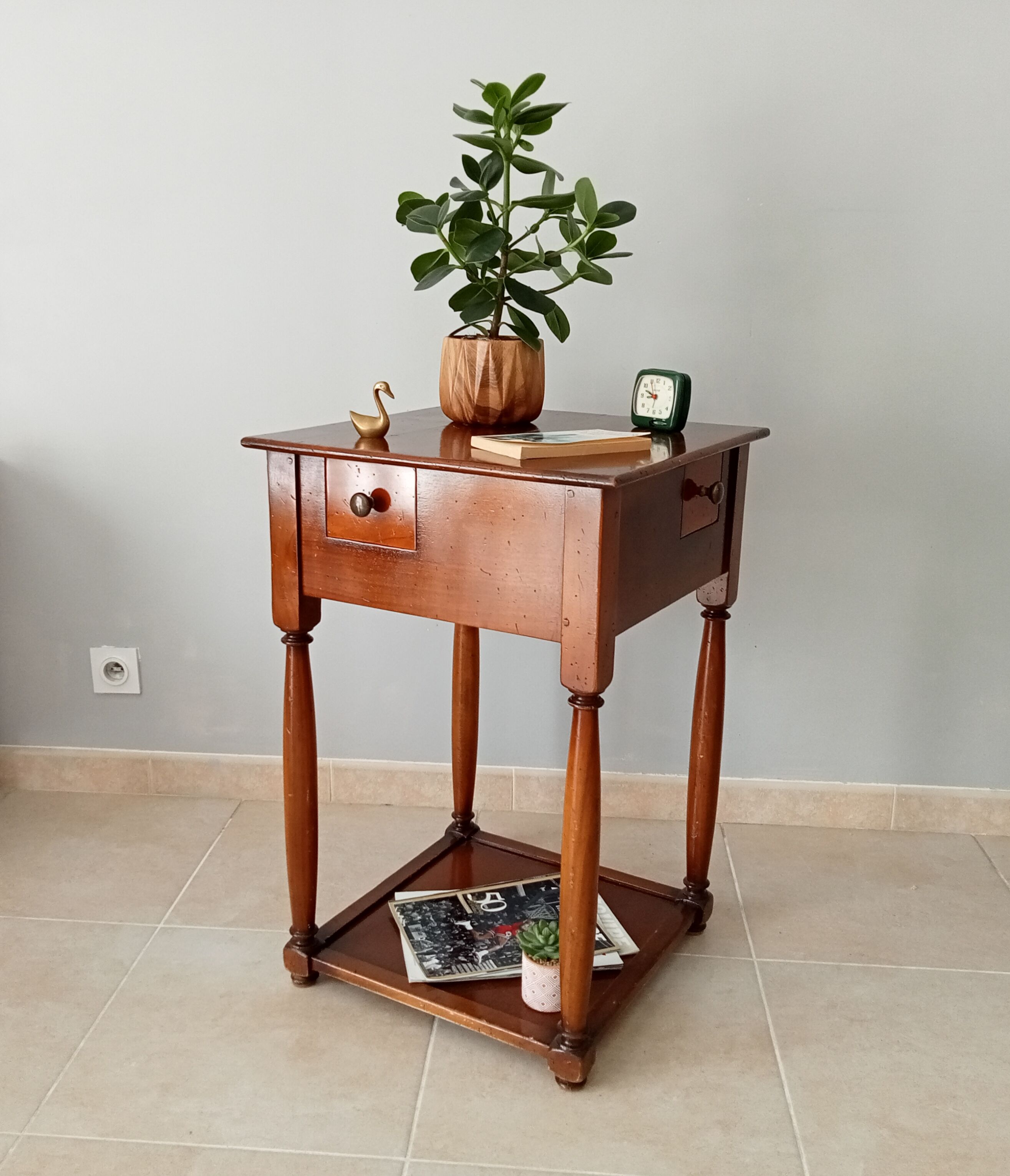 Vintage mahogany side table 50s