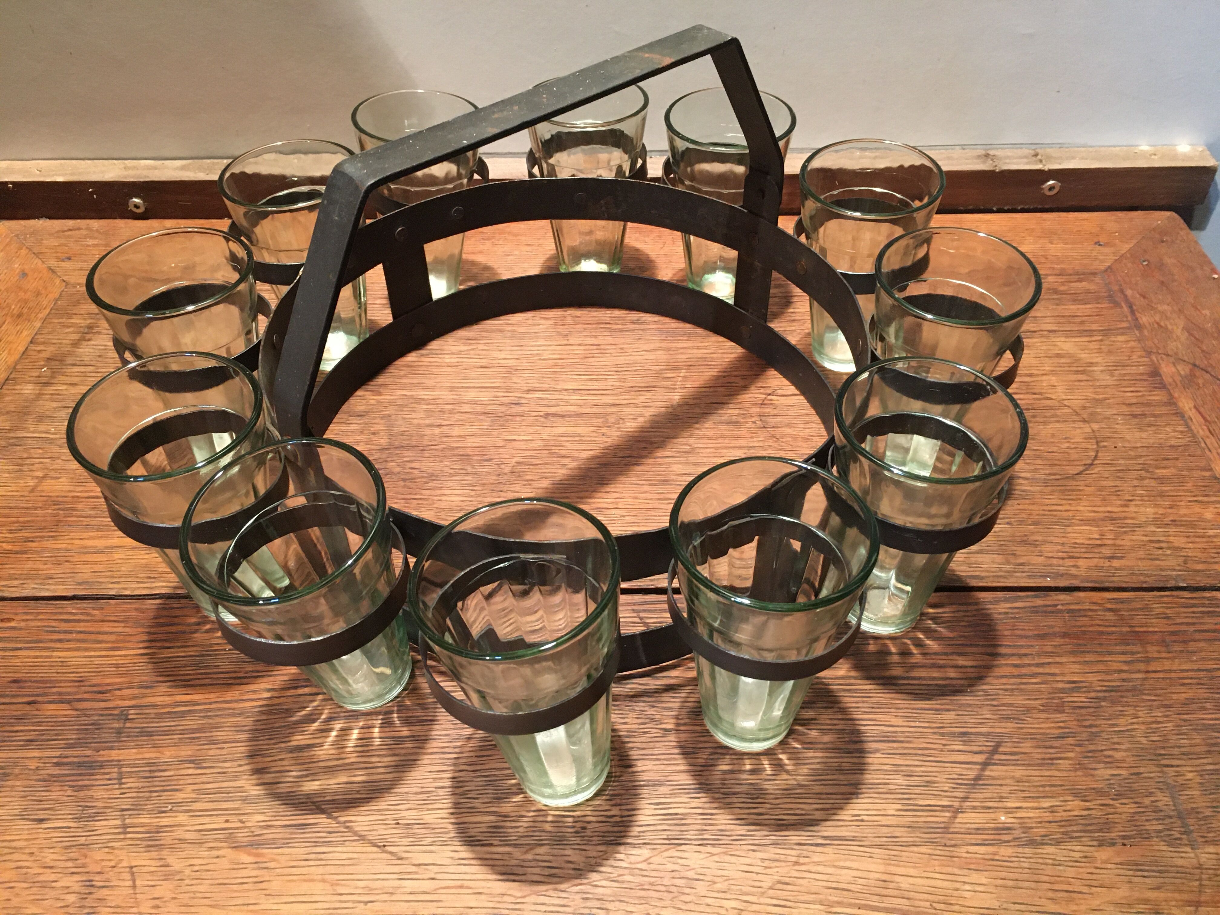 Indian tea glass service