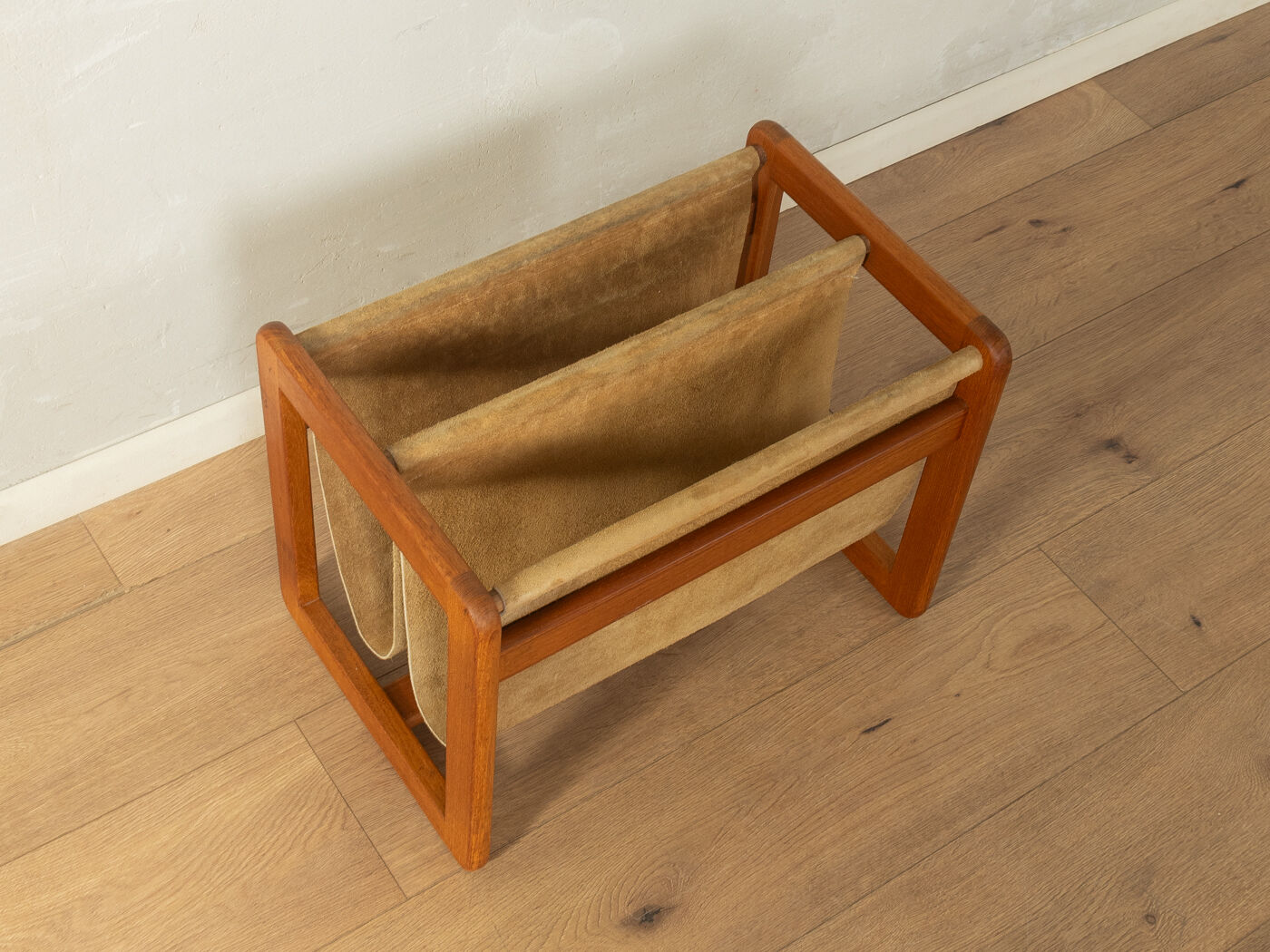 Mid-century magazine rack by Aksel Kjersgaard for Salin Møbler, Denmark, 1960s