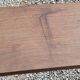 Brutalist bench of the 30s in solid mahogany