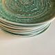 Set of 9 plates 1970 in stoneware Mousse de Nierderviller