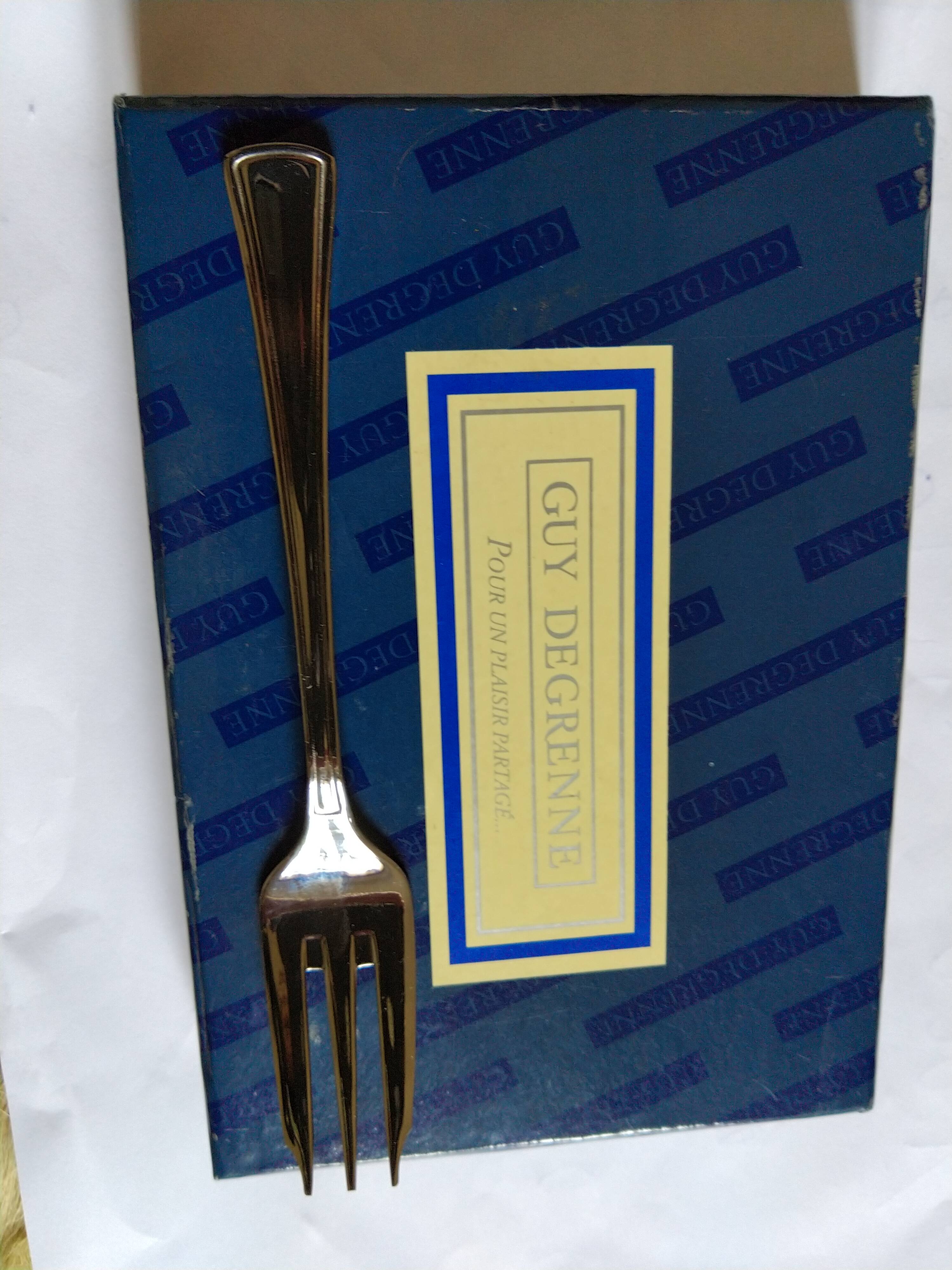 Guy Degrenne box 5 dessert forks