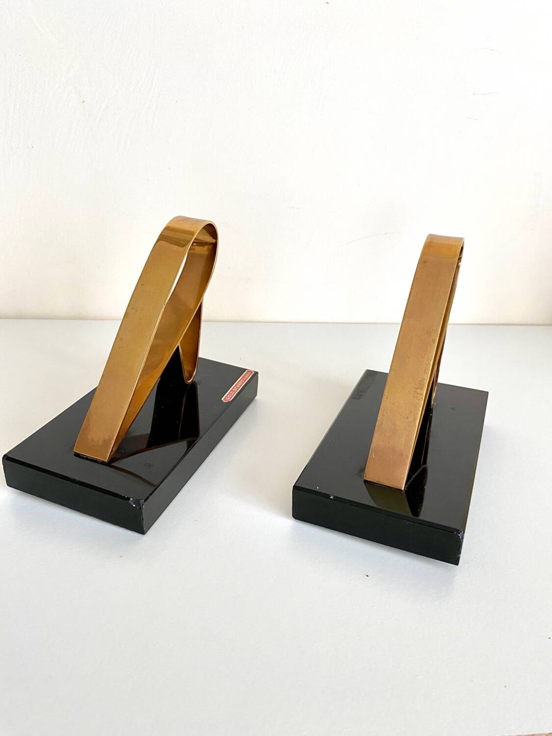 Art Deco bookends - Gold Starry, 20th century
