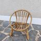 Rattan shell chair for children