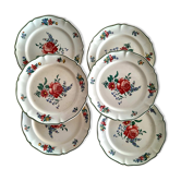 Set de 6 assiettes plates Villeroy et Boch 1562
