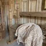 Ancien banc d’église en chêne