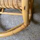 60s rocking chair rattan bamboo rocking chair