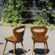 Pair of "Fourmi" bistro chairs Baumann France 1960s