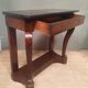Nineteenth-century mahogany and marble console table