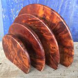 Door art deco walnut bramble