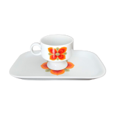 Small dish and its 70s cup