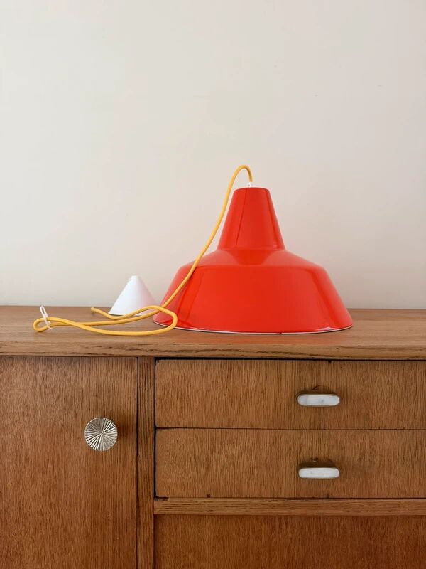 Vintage Louis Poulsen industrial lamp - Danish design lamp