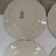 Service 6 assiettes plates gien lorraine fleurs peintes à la main