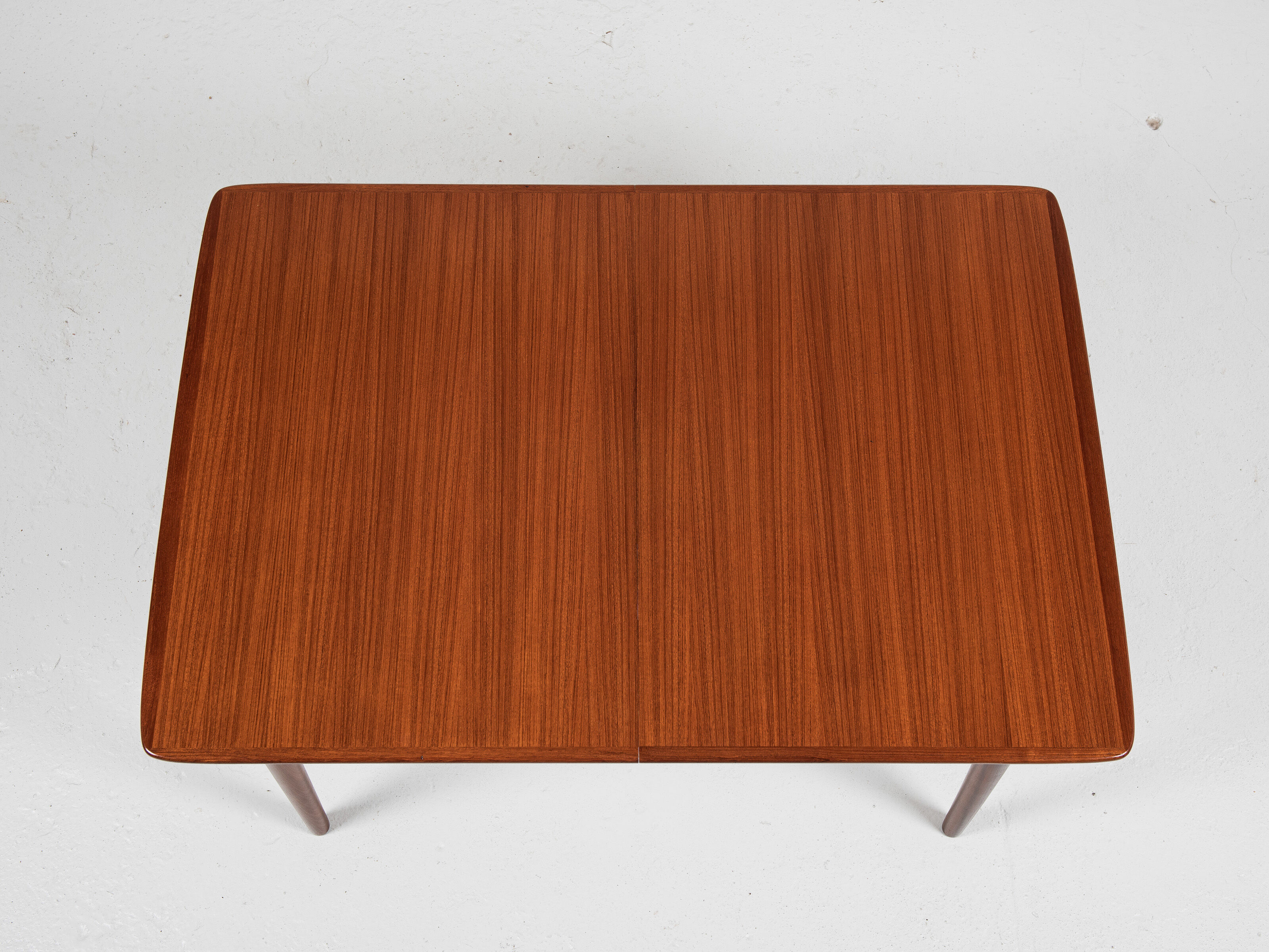 Midcentury extendable dining table in teak by Alf Aarseth for Gustav Bahus 1960s