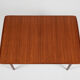 Midcentury extendable dining table in teak by Alf Aarseth for Gustav Bahus 1960s