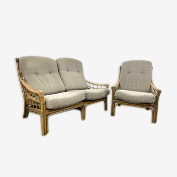 Canapé & fauteuil rétro