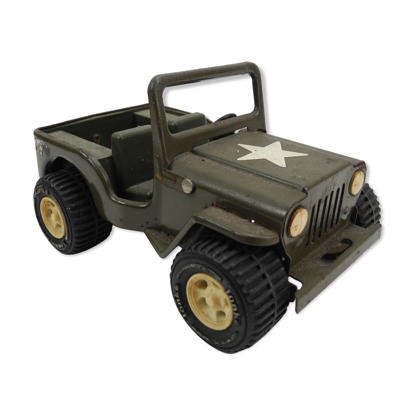 Old toy game jeep tonka usa vintage old toy car