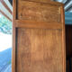 Art Deco wardrobe with oval mirror