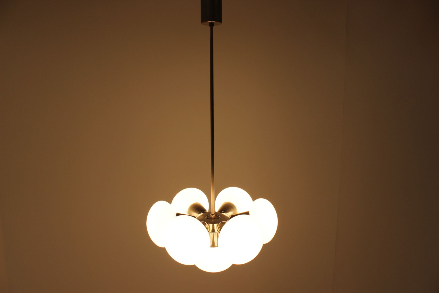 Chandelier Sputnik by Kamenický Šenov 1970 s