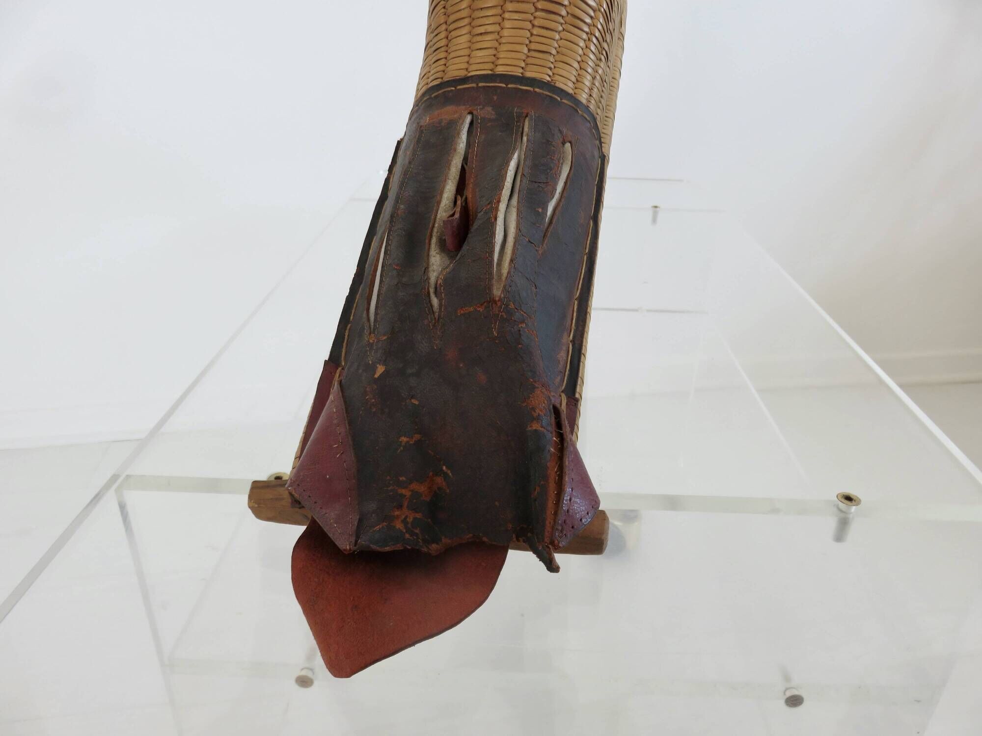 Old chistera, large glove, 64cm, Basque Country, jai alai, cesta punta