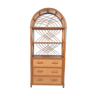 Rattan shelf