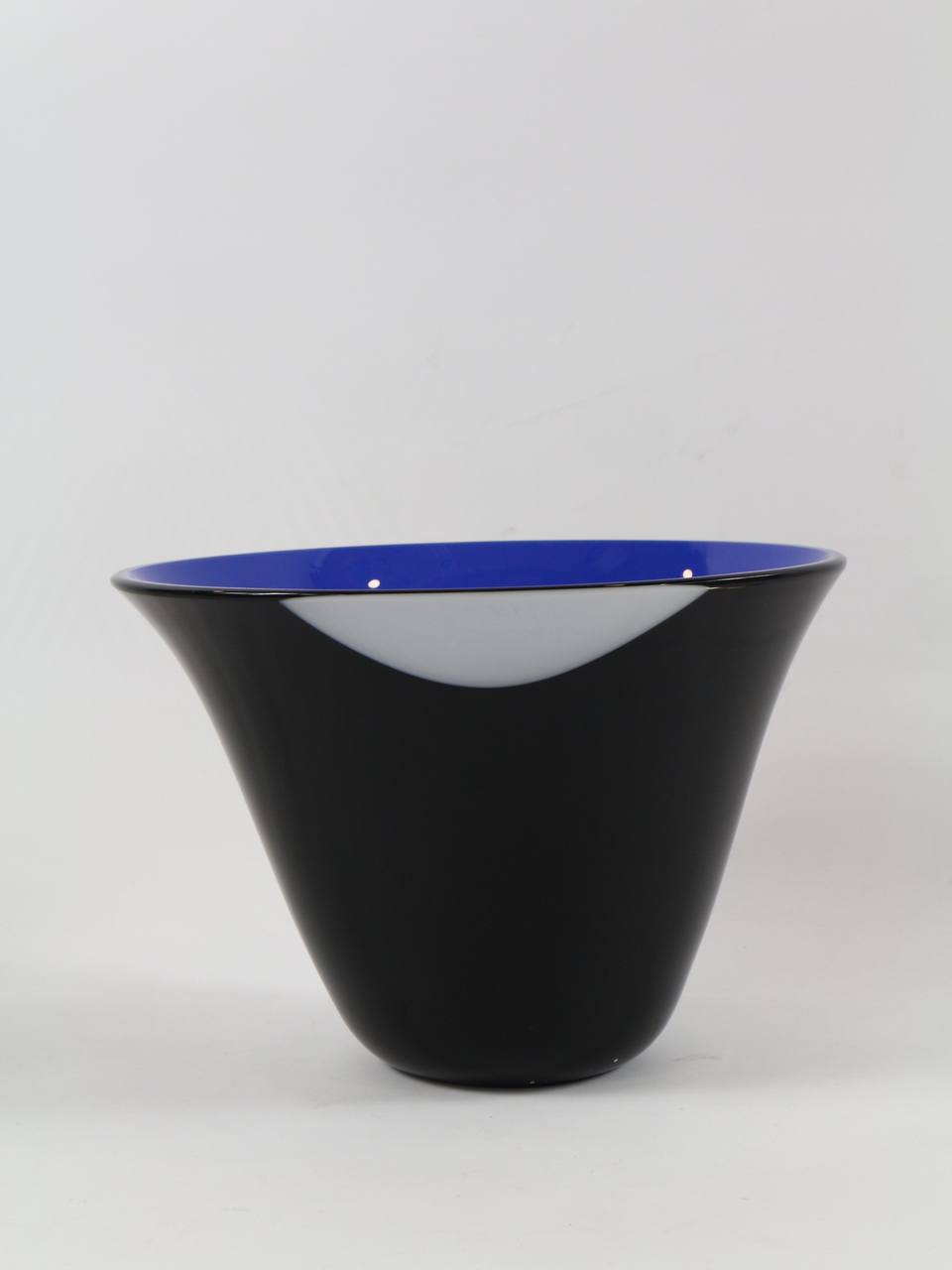 Vase, verre de Murano, incamiciato polychrome, années 70 / 80