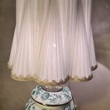 antique lamp 65x32 bronze and porcelain pull-out in very good condition
