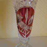 Cut crystal vase - 1960s