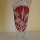 Cut crystal vase - 1960s