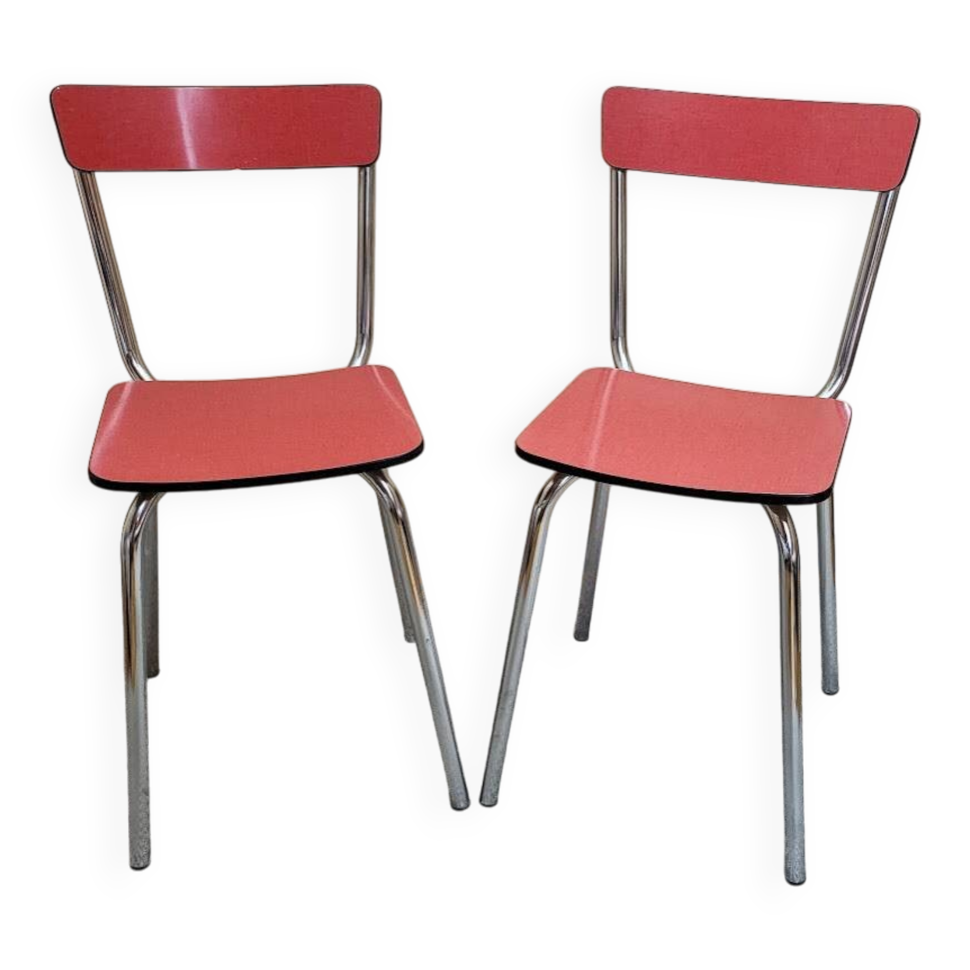 Lot de 2 chaises en formica