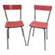 Lot de 2 chaises en formica