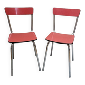 Lot de 2 chaises en formica