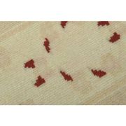 1970s Vintage Turkish Oushak Handmade Wool Cotton Beige Area Rug 194x263